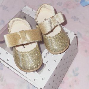 Baby Nordstrom Gold Shoes